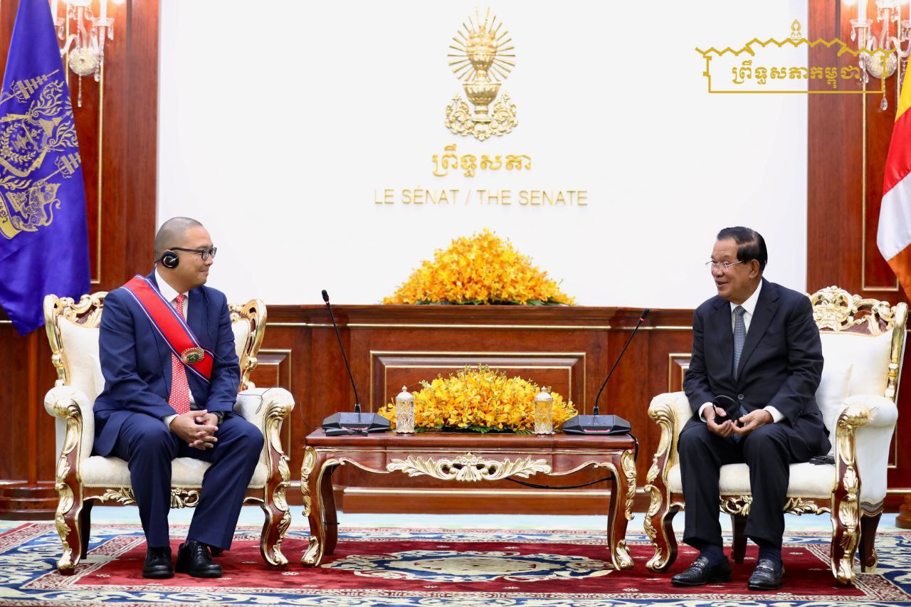 សម្តេចតេជោ ហ៊ុន សែន អនុញ្ញាតឱ្យឯកឧត្តមឯកអគ្គរដ្ឋទូតឥណ្ឌូណេស៊ី ប្រចាំកម្ពុជា ចូលជួបសម្តែងការគួរសម និងជម្រាបលា