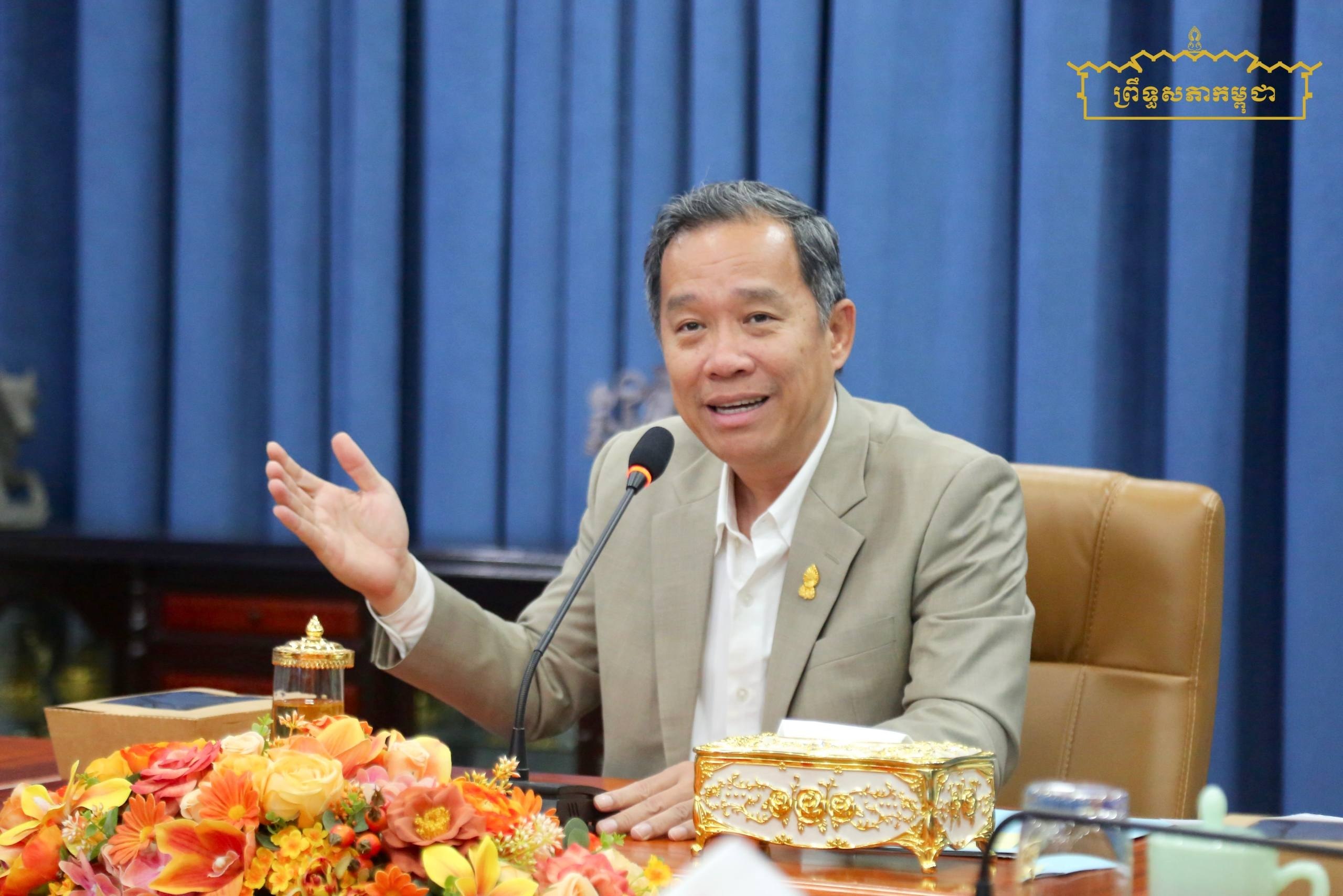 ឯកឧត្តមបណ្ឌិត ធន់ វឌ្ឍនា កោតសរសើរ និងវាយតម្លៃខ្ពស់លទ្ធផលការងារចន្លោះសម័យប្រជុំរបស់សមាជិកព្រឹទ្ធសភា