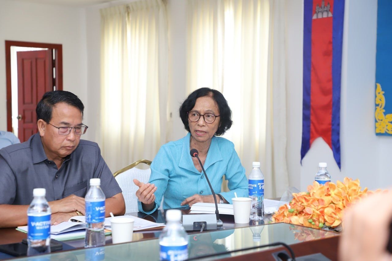 លោកជំទាវ មុំ សណ្តាប់ អញ្ជើញចូលរួមកិច្ចប្រជុំផ្សព្វផ្សាយរបាយការណ៍ស្តីពីវឌ្ឍនភាពការងារប្រចាំត្រីមាសទី១ និងទិសដៅការងារត្រីមាសទី២ ឆ្នាំ២០២៦ របស់គណៈចលនាមហាជនរាជធានី
