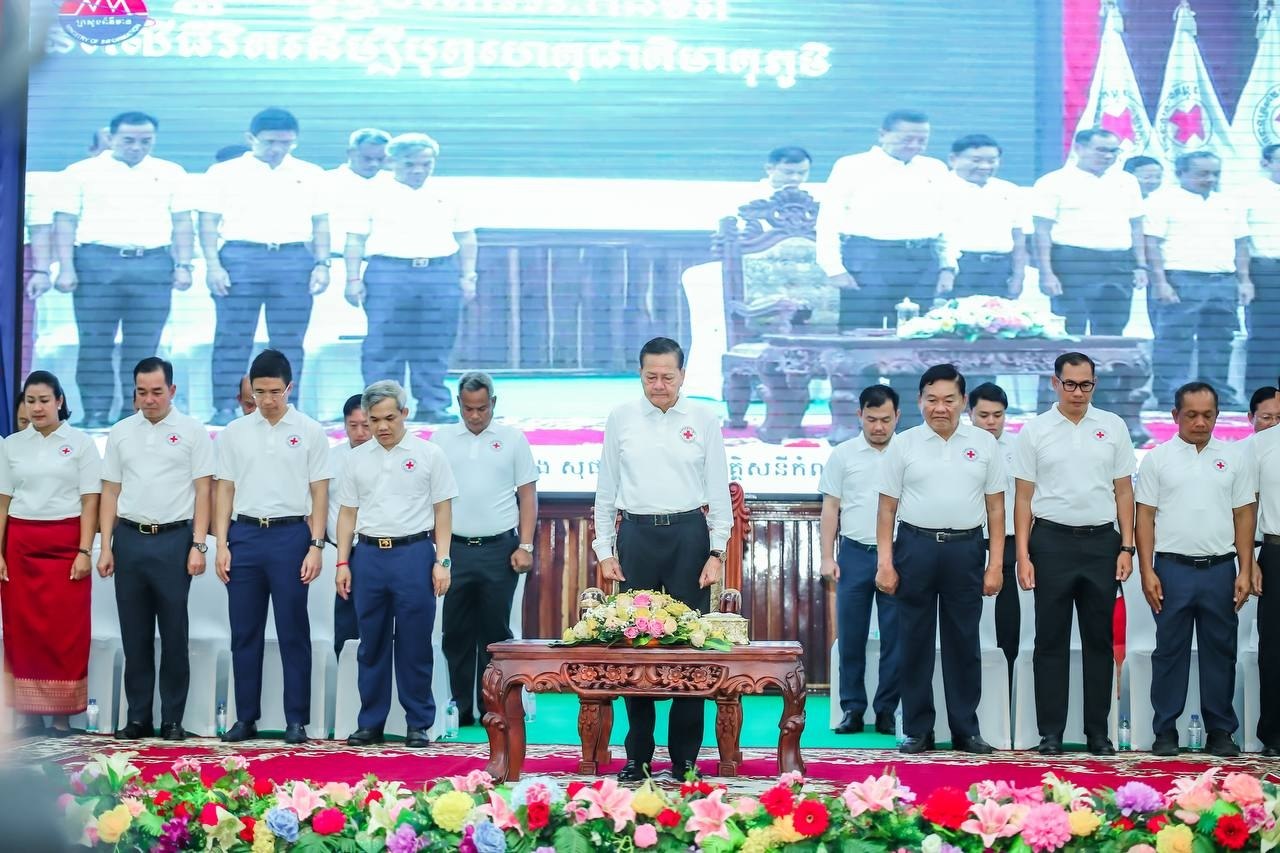 ឯកឧត្តម ស្លេះ ពុនយ៉ាមុីន និងឯកឧត្តម ជឹម លាវ អញ្ជើញចូលរួមជាកិត្តិយសក្នុងពិធី អបអរសាទរខួបអនុស្សាវរីយ៍លើកទី១៦៣ ទិវាពិភពលោកកាកបាទក្រហម និងអឌ្ឍចន្ទក្រហម ៨ឧសភា ២០២៦