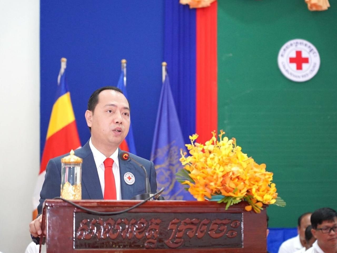 ឯកឧត្តម សាន់ ឡាទីន អញ្ជើញចូលរួមក្នុងពិធីអបអរសាទរខួបលើកទី១៦៣ ទិវាពិភពលោកកាកបាទក្រហម និងអឌ្ឍចន្ទក្រហម ៨ឧសភា ២០២៦ នៅខេត្តក្រចេះ