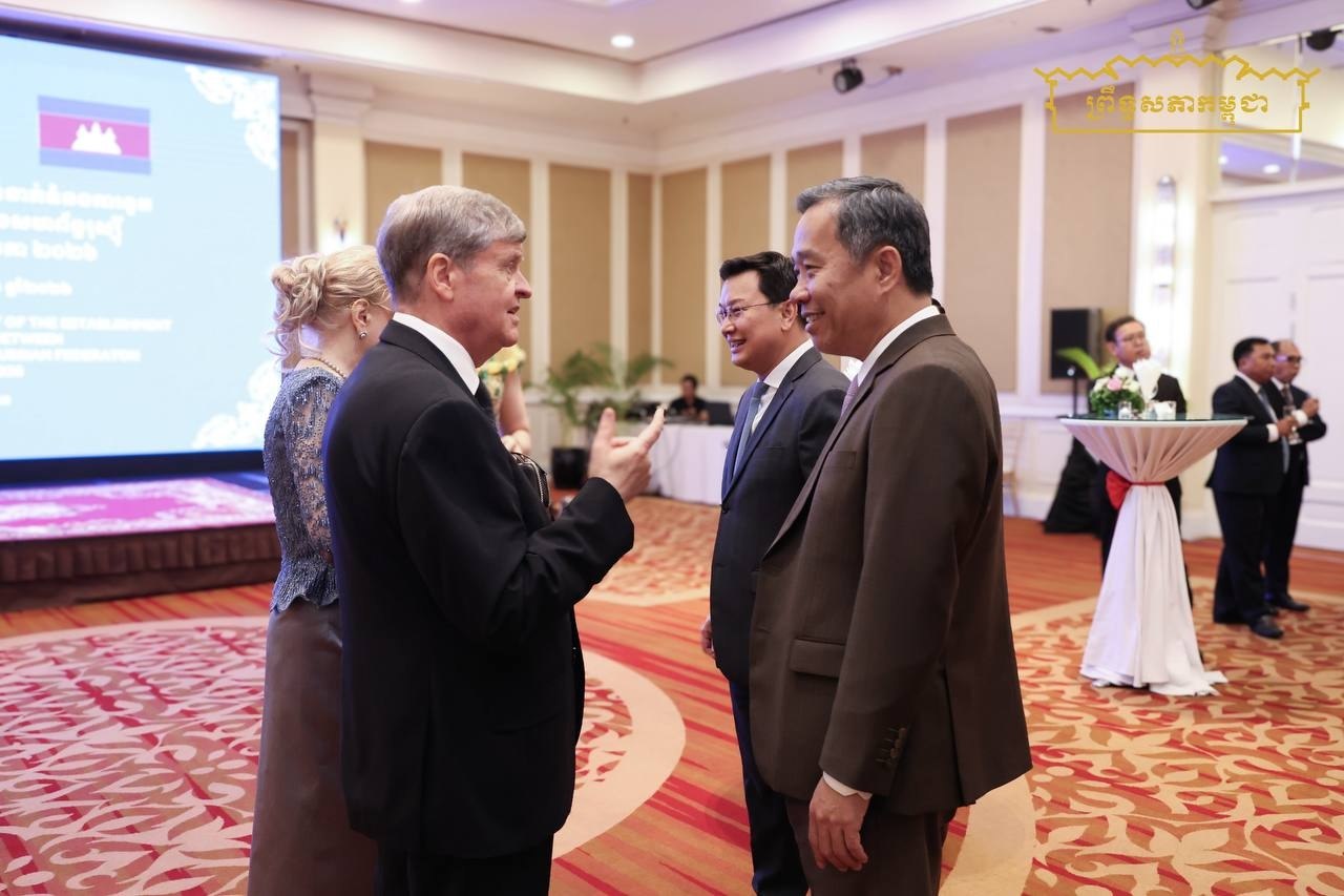 ឯកឧត្តមបណ្ឌិត ធន់ វឌ្ឍនា អញ្ជើញចូលរួមខួបលើកទី៧០ នៃការបង្កើតទំនាក់ទំនងការទូតរវាងព្រះរាជាណាចក្រកម្ពុជា និងសហព័ន្ធរុស្ស៊ី