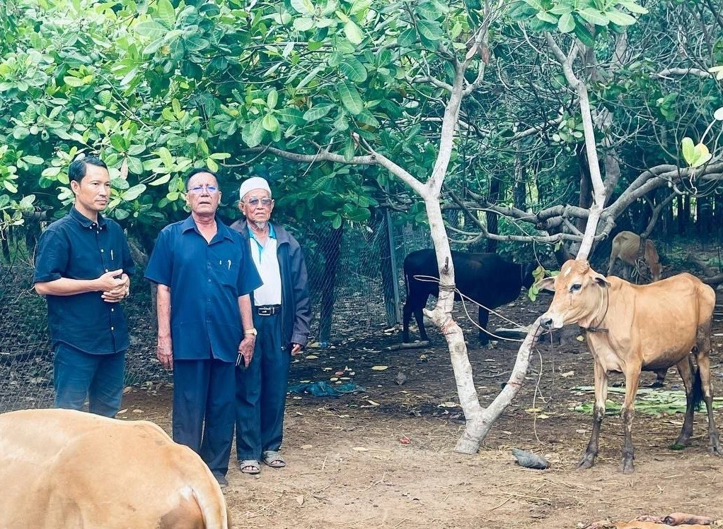 ឯកឧត្តម សាន់ ឡាទីន អញ្ជើញជួបសំណេះសំណាលជាមួយនឹងហាកឹមៗ និងទទួលគោគួរបាន និងពពែ សម្រាប់ចែកជូនសាសនិកអីស្លាម