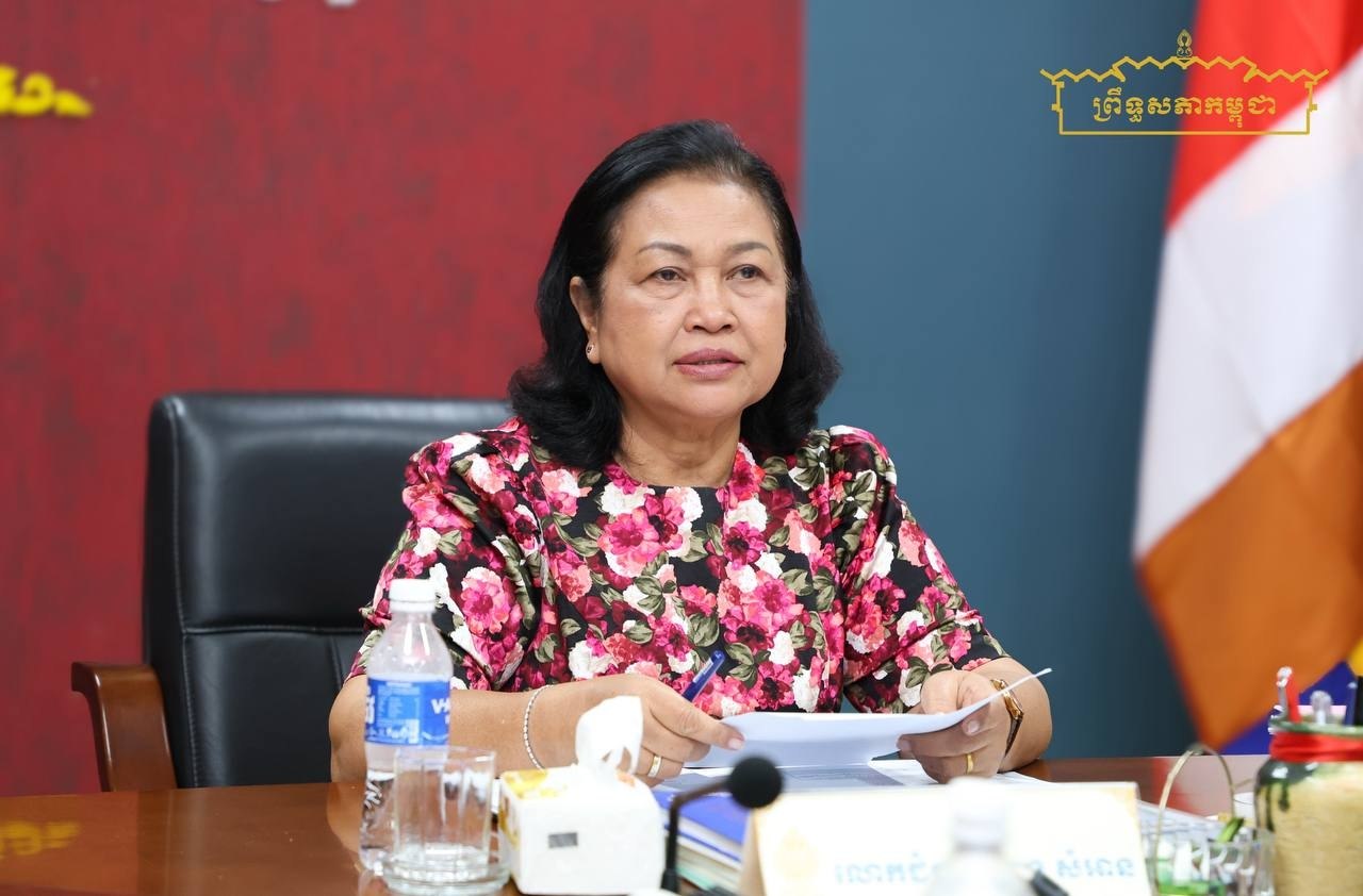 លោកជំទាវ មាន សំអាន ដឹកនាំកិច្ចប្រជុំត្រៀមរៀបចំវេទិកាជាមួយក្រុមប្រឹក្សាឃុំ សង្កាត់ជាស្ត្រី នៃខេត្តកណ្តាល