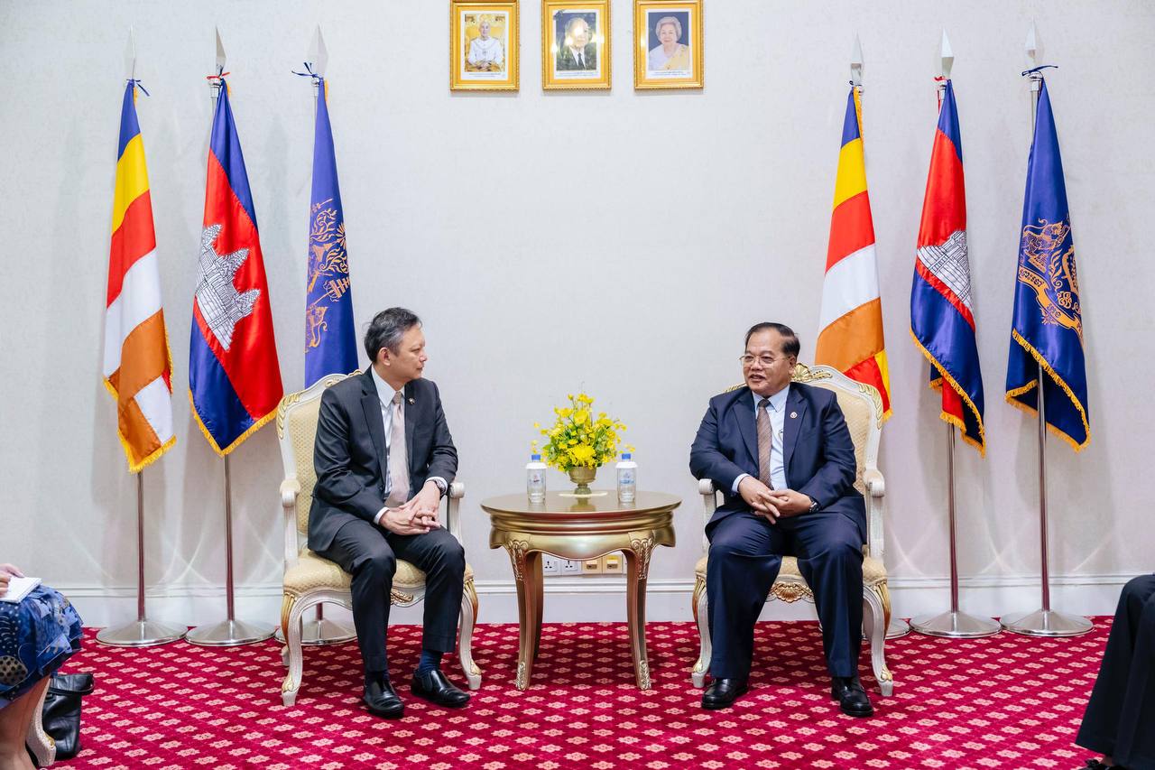 លោកជំទាវ ម៉ាណ ណាវី អញ្ជើញចូលរួមក្នុងជំនួបពិភាក្សាការងាររវាងឯកឧត្តមបណ្ឌិត អូស្មាន ហាស្សាន់ និងឯកឧត្តម Steven PANG Chee Wee