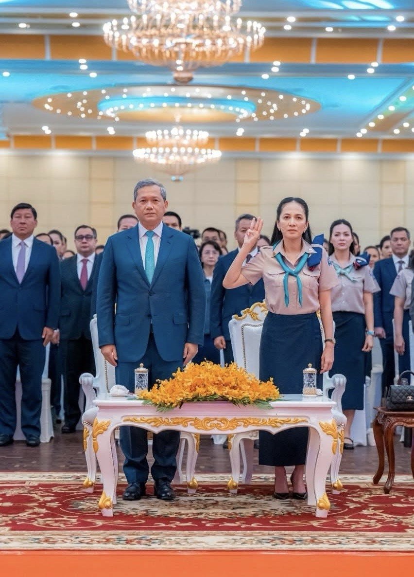 ឯកឧត្ដម ឈើយ ចាន់ណា ឯកឧត្ដម សត ណាឌី ឯកឧត្ដមបណ្ឌិត អ៊ុក គង់ និងលោកជំទាវ ឯម ផលាមុនី អញ្ជើញចូលរួមពិធីបើកមហាសន្និបាតកាយឫទ្ធិនារីពិភពលោកលើកទី៣៩ និងកិច្ចប្រជុំប្រចាំឆ្នាំលើកទី៤២ របស់សហគមន៍ The Olave Baden-Powell Society (OB-PS) ឆ្នាំ២០២៦