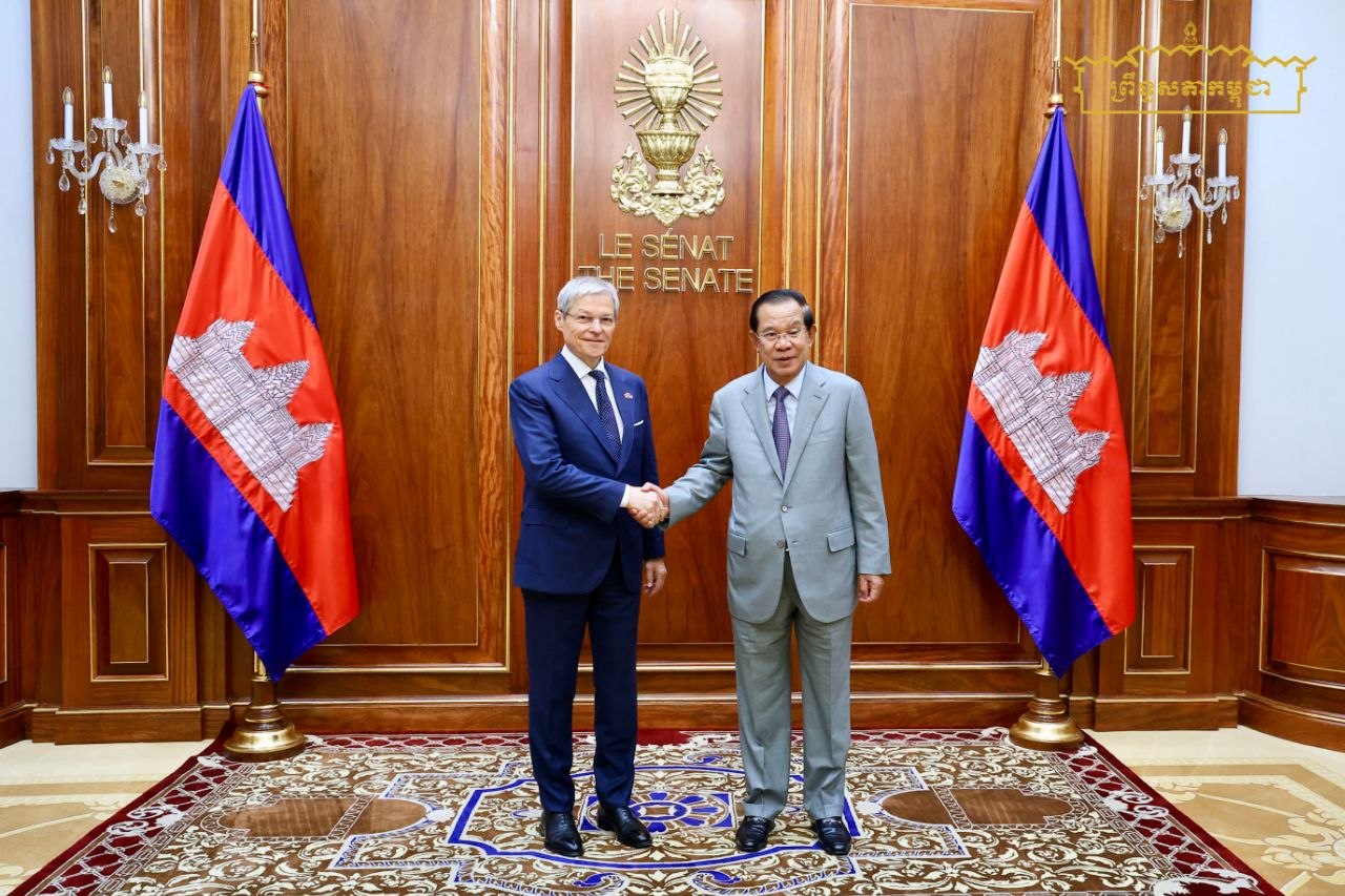 សម្តេចតេជោ ហ៊ុន សែន អនុញ្ញាតឱ្យទីប្រឹក្សាពិសេសរបស់ប្រធានាធិបតីរូម៉ានី ចូលជួបសម្តែងការគួរសម