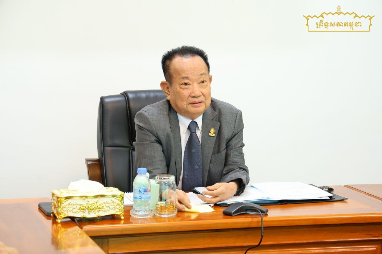 ឯកឧត្តម អ៊ុ សារឹទ្ធ អញ្ជើញចូលរួមកិច្ចប្រជុំជាមួយសភាប្រើភាសាបារាំង (APF) នៅក្នុងក្របខ័ណ្ឌតំបន់អាស៊ី-ប៉ាស៊ីហ្វិក តាមប្រព័ន្ធនិម្មិត