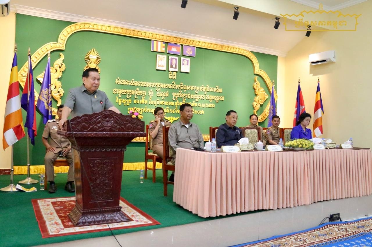 ក្រុមសមាជិកព្រឹទ្ធសភាប្រចាំភូមិភាគទី៣ អញ្ជើញចុះជួបសំណេះសំណាលជាមួយអាជ្ញាធរ នៅស្រុកខ្សាច់កណ្តាលខេត្តកណ្តាល