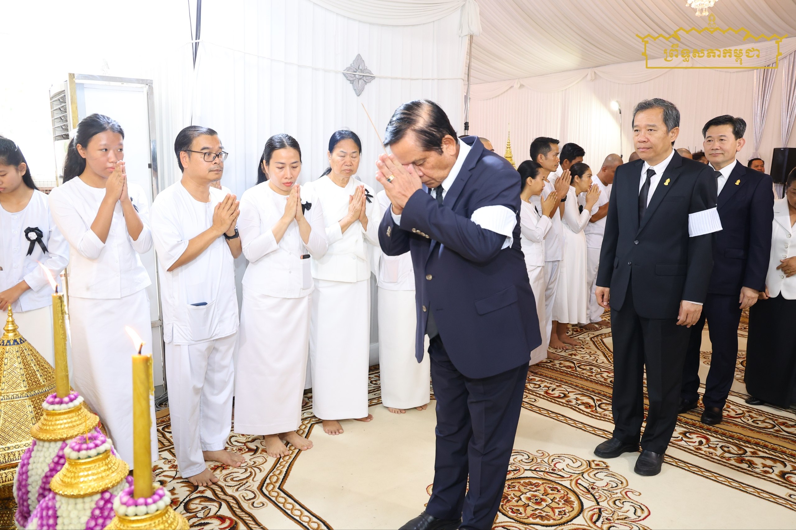 ឯកឧត្តម អ៊ុច បូររិទ្ធ ដឹកនាំគណៈប្រតិភូព្រឹទ្ធសភា អញ្ជើញគោរពវិញ្ញាណក្ខន្ធសព ឯកឧត្តម ទឹម ផន សមាជិកព្រឹទ្ធសភា