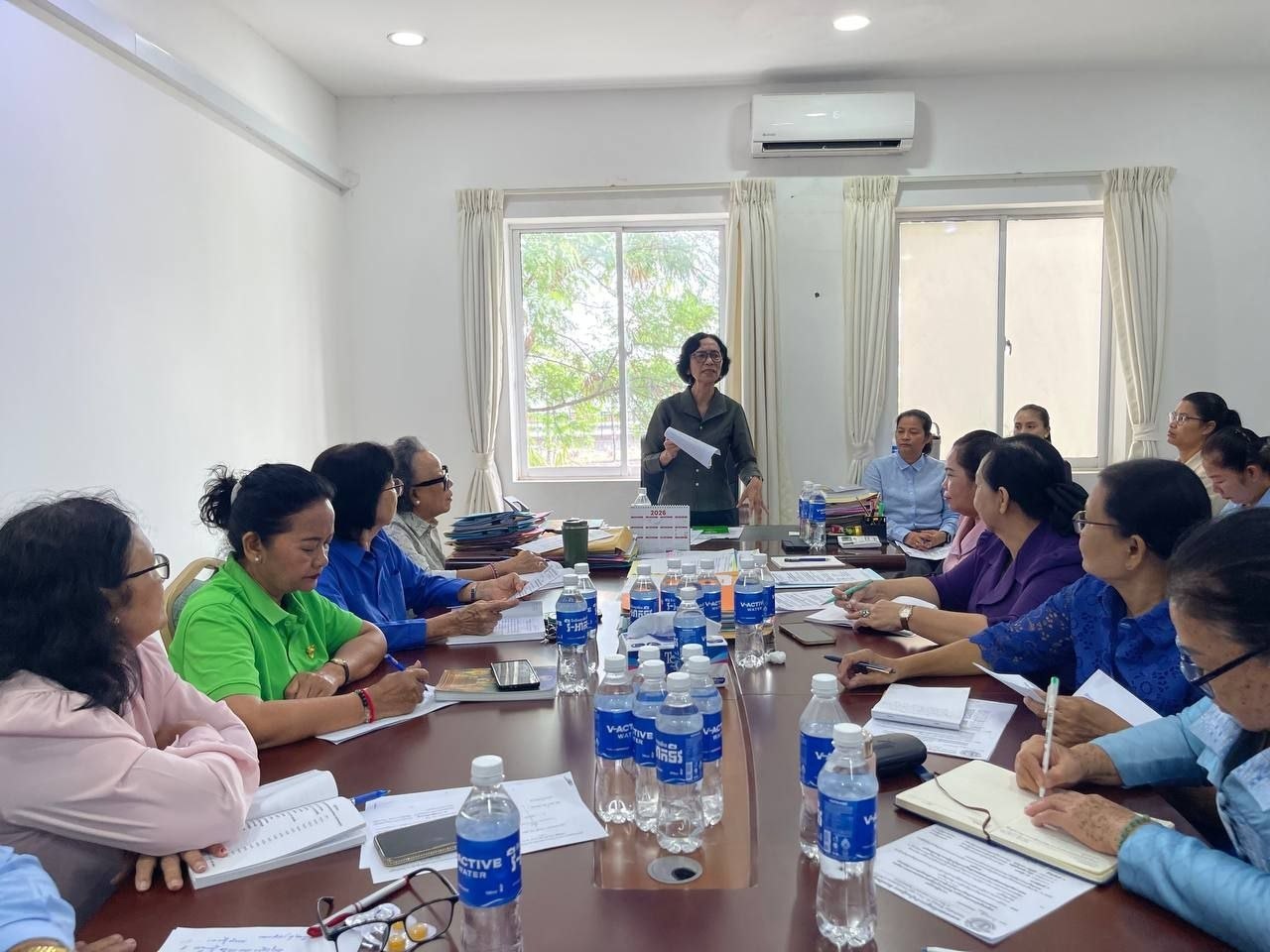 លោកជំទាវ មុំ សណ្តាប់ អញ្ជើញជាអធិបតីក្នុងកិច្ចប្រជុំផ្ទៃក្នុងសាខាសមាគមនារីរាជធានីភ្នំពេញ