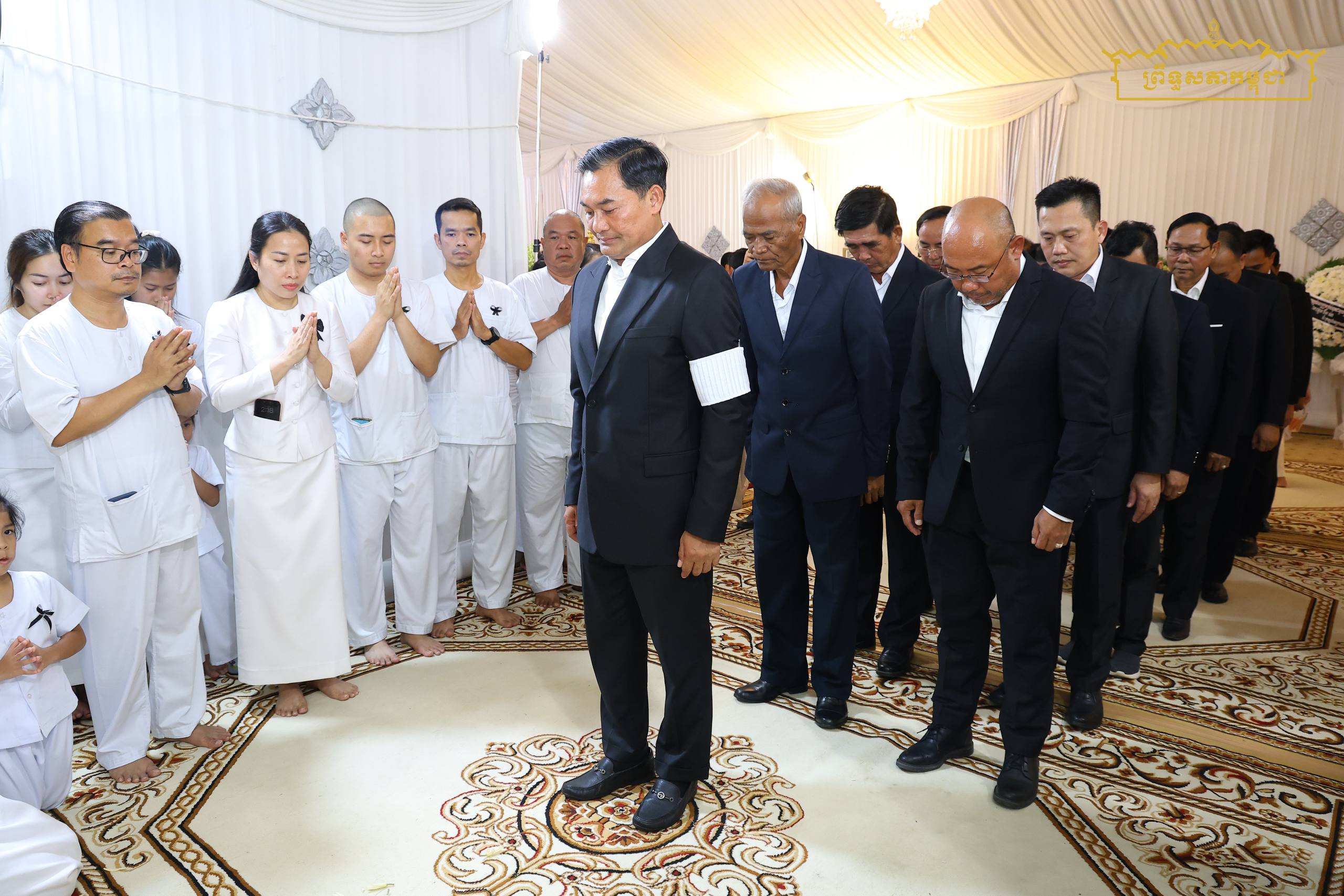 គណៈប្រតិភូគណៈអភិបាលខេត្តកំពង់ស្ពឺ អញ្ជើញគោរពវិញ្ញាណក្ខន្ធសព ឯកឧត្តម ទឹម ផន សមាជិកព្រឹទ្ធសភា