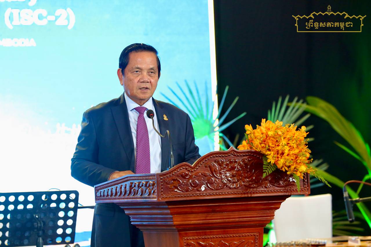 ឯកឧត្តមអនុប្រធានទី១ព្រឹទ្ធសភាកម្ពុជា រៀបចំពិធីលៀងសាយភោជន៍ជូនគណៈប្រតិភូ ដែលអញ្ជើញចូលរួមសន្និសីទ ISC-2 នៅកម្ពុជា