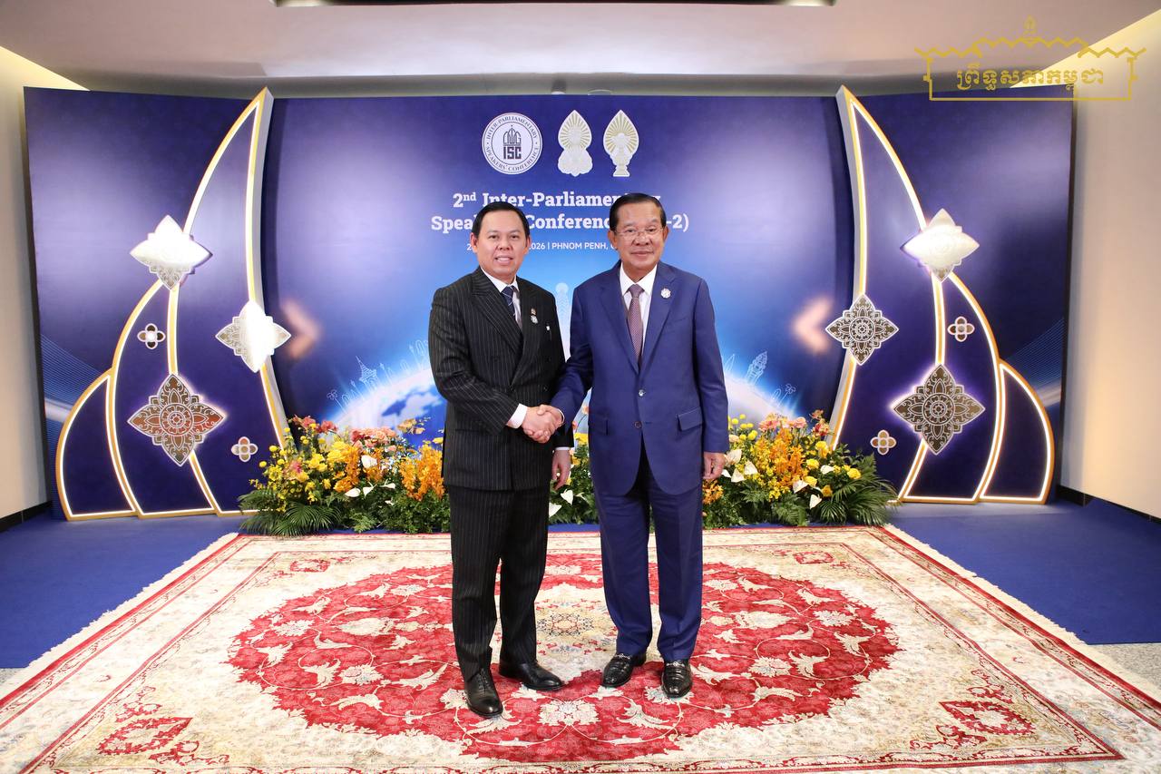 សម្តេចតេជោ ហ៊ុន សែន អញ្ជើញទទួលជួបសម្តែងការគួរសមរបស់ប្រធានព្រឹទ្ធសភាឥណ្ឌូណេស៊ី