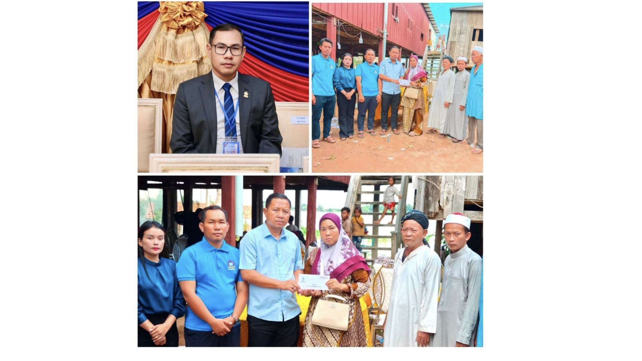 ឯកឧត្តម ស្លេះ ពុនយ៉ាមុីន ចាត់ក្រុមការងារចូលរួមរំលែកមរណទុក្ខគ្រួសារសព លោក ទ្រេស ម៉ាលី