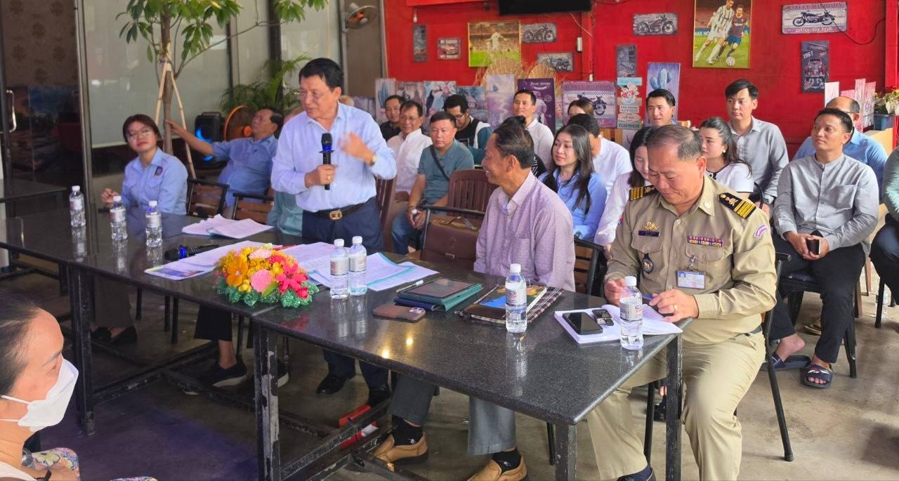 ឯកឧត្តម ម៉ាន់ ឈឿន អញ្ជើញចូលរួមវេទិកាសាធារណៈជាមួយក្រុមប្រឹក្សាសង្កាត់ ព្រមទាំងប្រជាពលរដ្ឋមកពីភូមិទាំង១៣ ក្នុងសង្កាត់ទឹកល្អក់ទី២ ខណ្ឌទួលគោក រាជធានីភ្នំពេញ