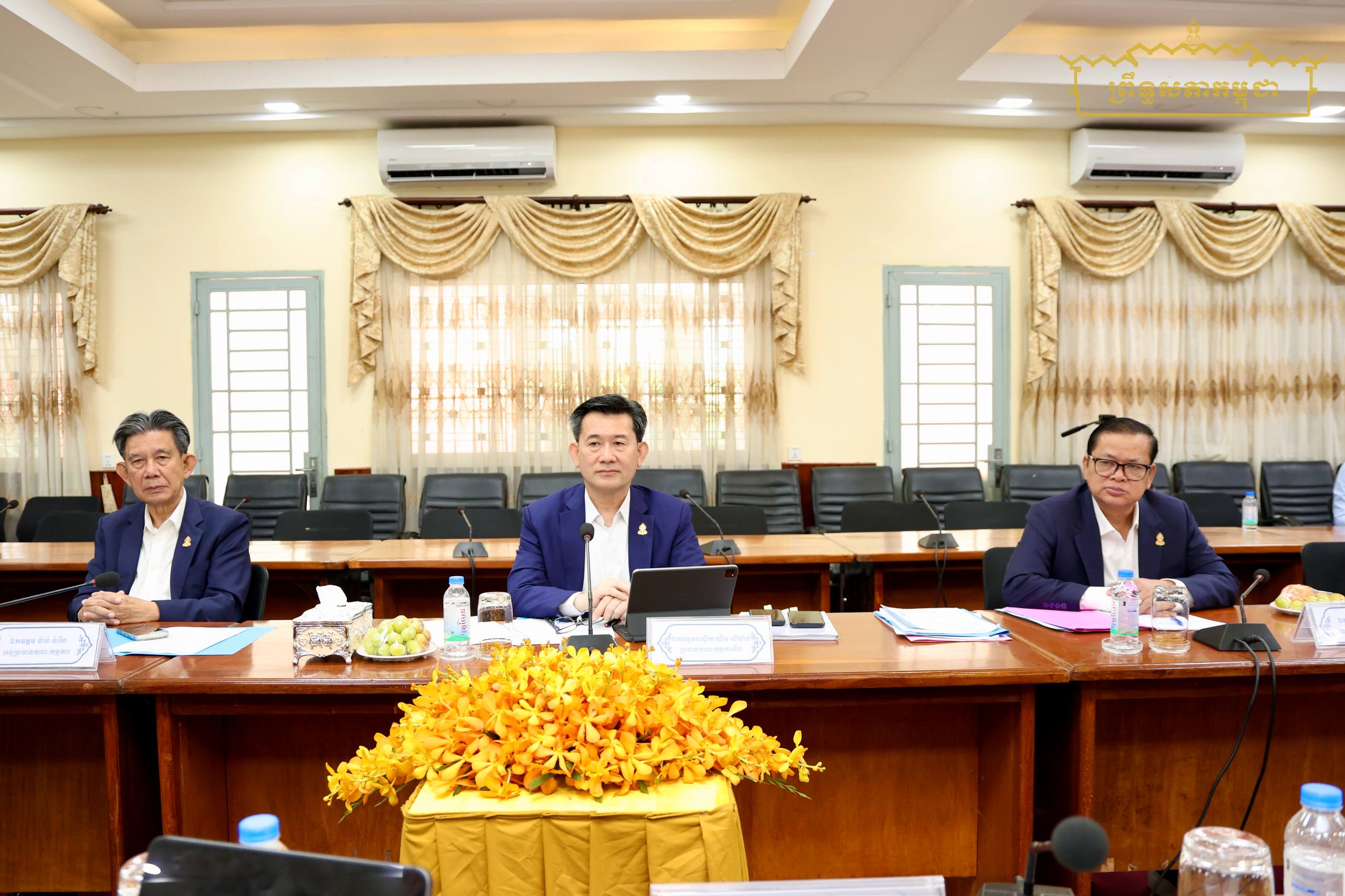 គណៈប្រតិភូគណៈកម្មការកិច្ចការបរទេស សហប្រតិបត្តិការអន្តរជាតិ និងព័ត៌មានចុះពិនិត្យការងារតាមដានការអនុវត្តច្បាប់ នាចន្លោះសម័យប្រជុំព្រឹទ្ធសភា នីតិកាលទី៥